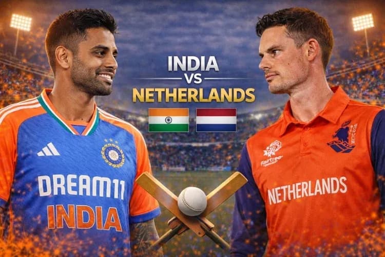 India vs Netherlands T20 World Cup 2026 Match